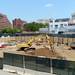 Ann Arbor City Apartments is under construction on the southeast corner of First and Washington. Melanie Maxwell I AnnArbor.com